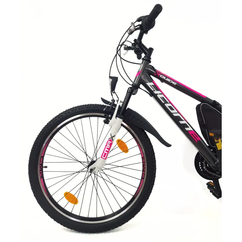 Rower Górski Dziecięcy 24 MTB 21 Biegów Dzwonek Odblaski Sakwa Błotniki