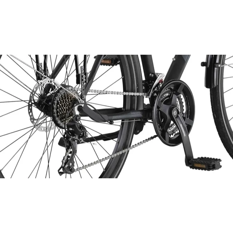 Rower Trekkingowy Męski 28 Rekreacyjny Turystyczny Bagażnik Oświetlenie