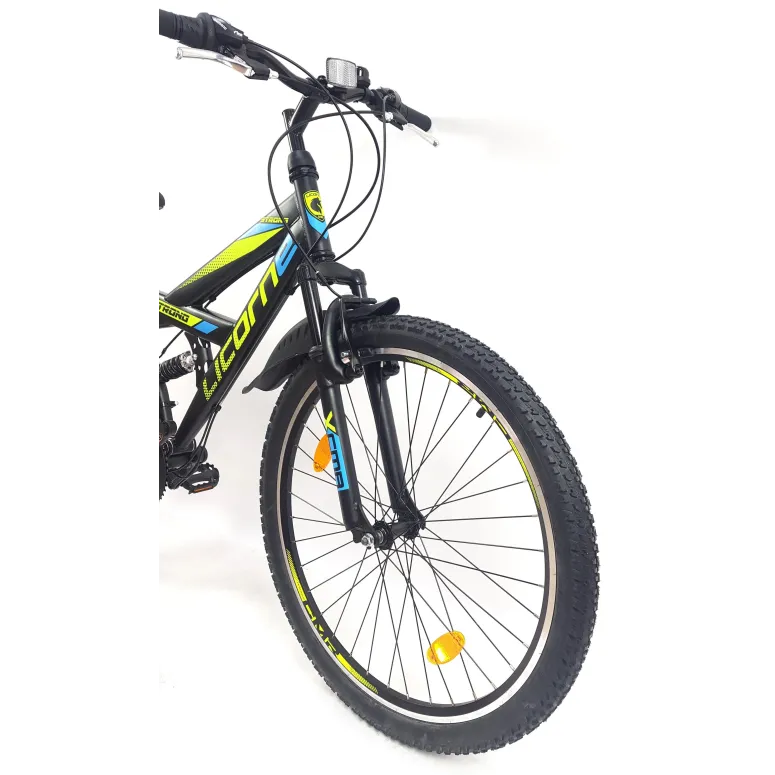 Rower Górski Młodzieżowy 26 MTB Męski Damski Amortyzacja Błotniki Odblaski