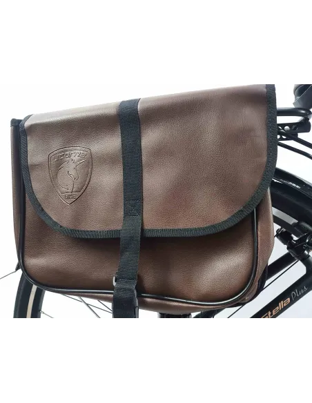 Rower Miejski Damski 28 ALU 21 Biegów Bagażnik Sakwy Dzwonek Stopka Światła