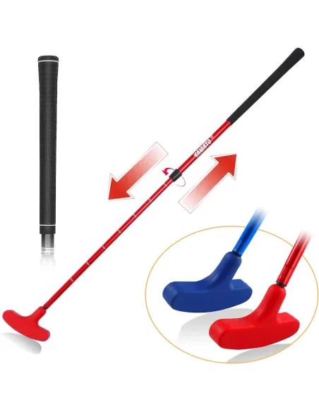 Kij Putter Golfowy Do Mini Golfa Składany Stalowy Juniorski Dla Dzieci