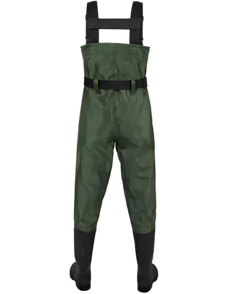 Spodniobuty Wodery Night Cat Z Gumowce Wędkarskie Na Szelki Zielone Roz 43