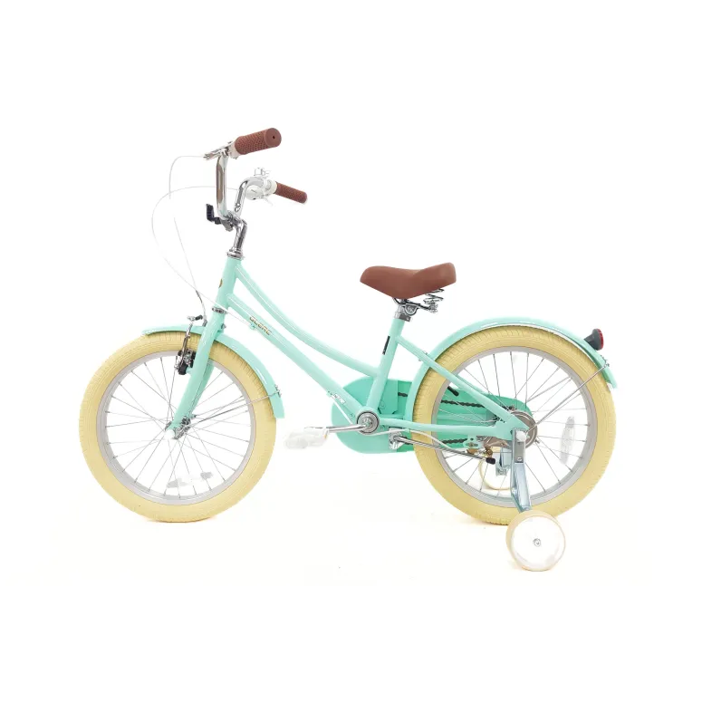 Rower Dziecięcy 18 Dziewczęcy Kółka Boczne Dzwonek Odblaski Stopka