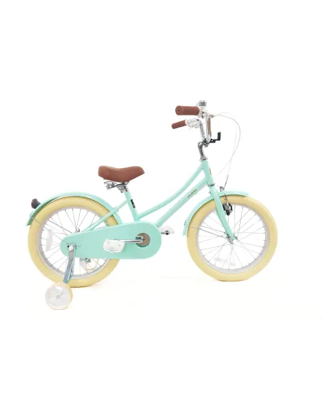 Rower Dziecięcy 18 Dziewczęcy Kółka Boczne Dzwonek Odblaski Stopka