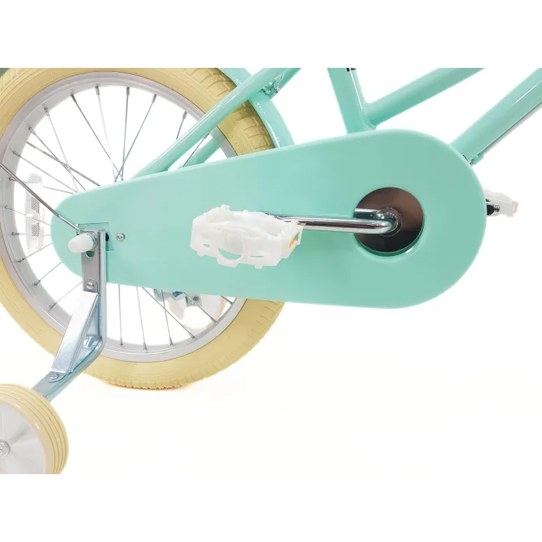 Rower Dziecięcy 18 Dziewczęcy Kółka Boczne Dzwonek Odblaski Stopka