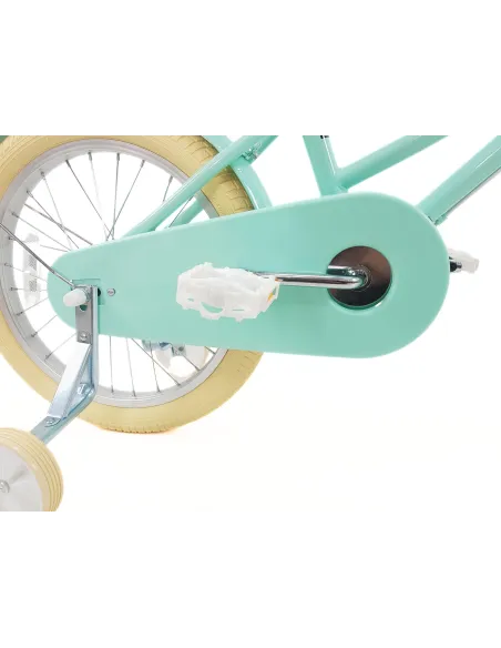 Rower Dziecięcy 18 Dziewczęcy Kółka Boczne Dzwonek Odblaski Stopka