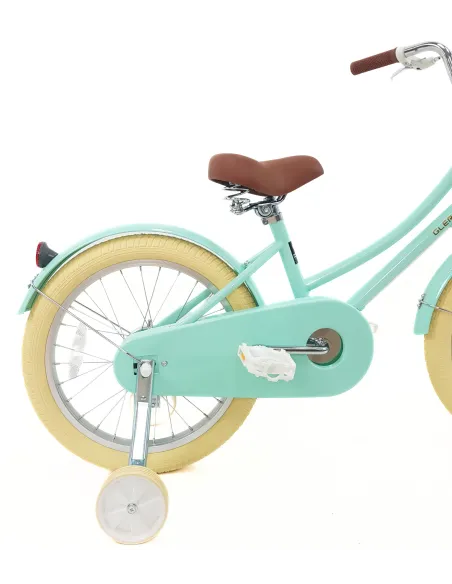 Rower Dziecięcy 18 Dziewczęcy Kółka Boczne Dzwonek Odblaski Stopka