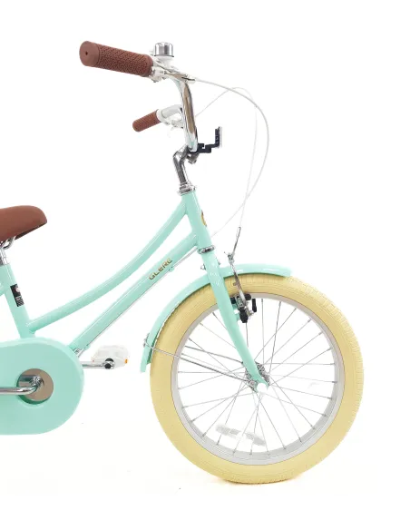 Rower Dziecięcy 18 Dziewczęcy Kółka Boczne Dzwonek Odblaski Stopka