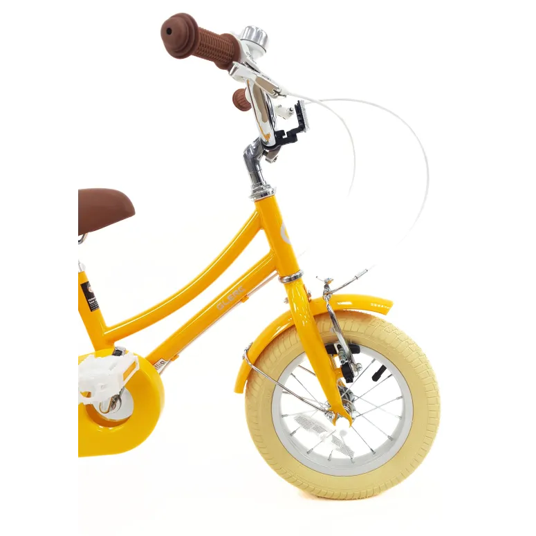 Rower Dziecięcy 12 Dziewczęcy Stalowy Kółka Boczne Osłona Odblaski Błotniki