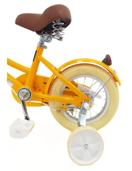 Rower Dziecięcy 12 Dziewczęcy Stalowy Kółka Boczne Osłona Odblaski Błotniki