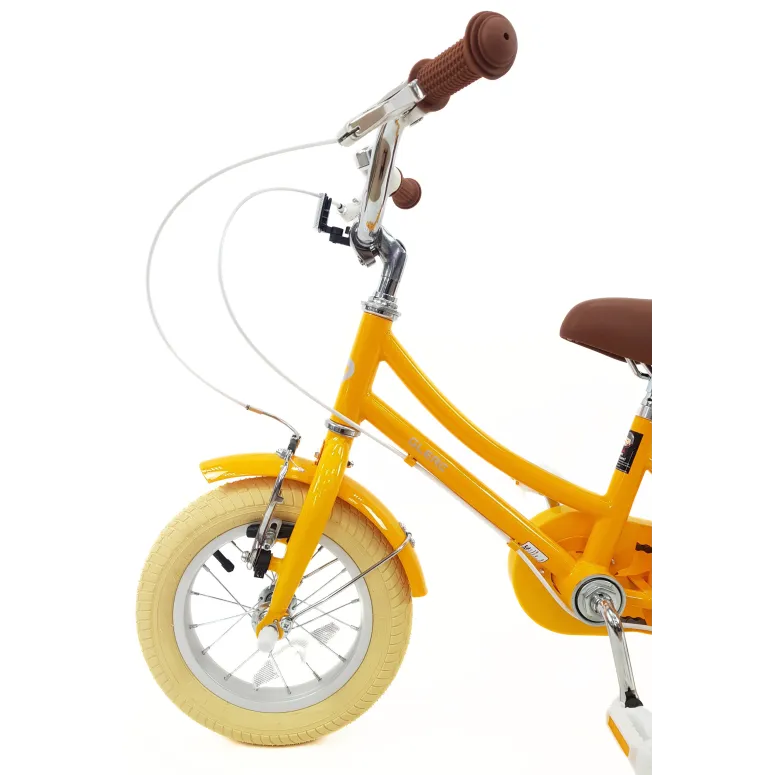 Rower Dziecięcy 12 Dziewczęcy Stalowy Kółka Boczne Osłona Odblaski Błotniki