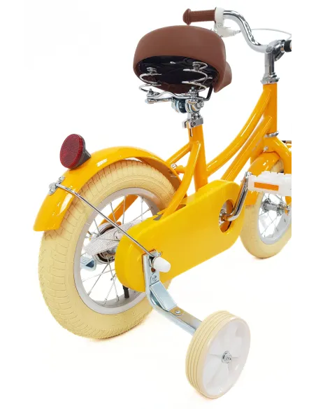 Rower Dziecięcy 12 Dziewczęcy Stalowy Kółka Boczne Osłona Odblaski Błotniki