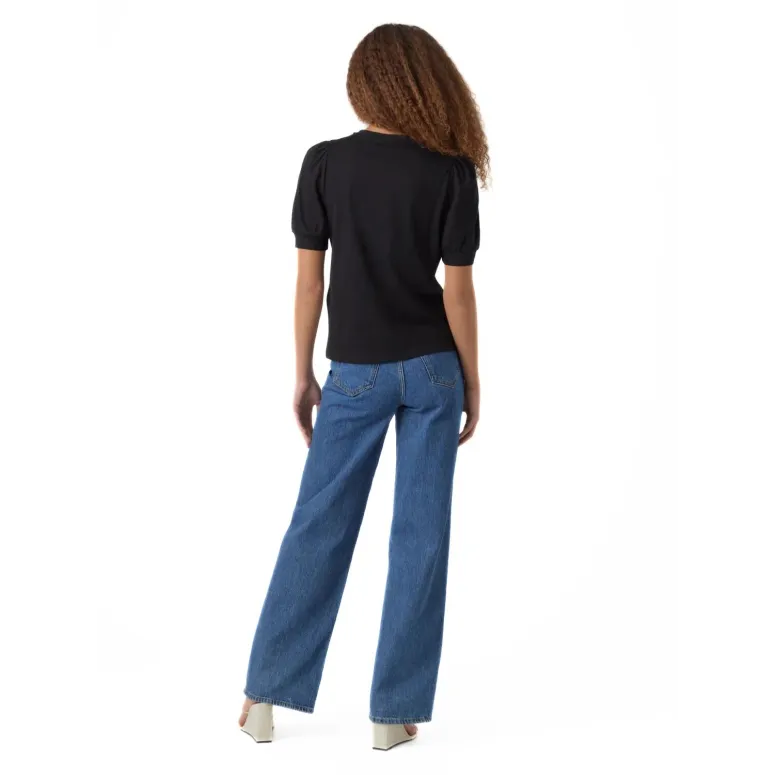 Koszulka Bluzka Damska Bawełniana Vero Moda Aware Czarna T-shirt Damski L