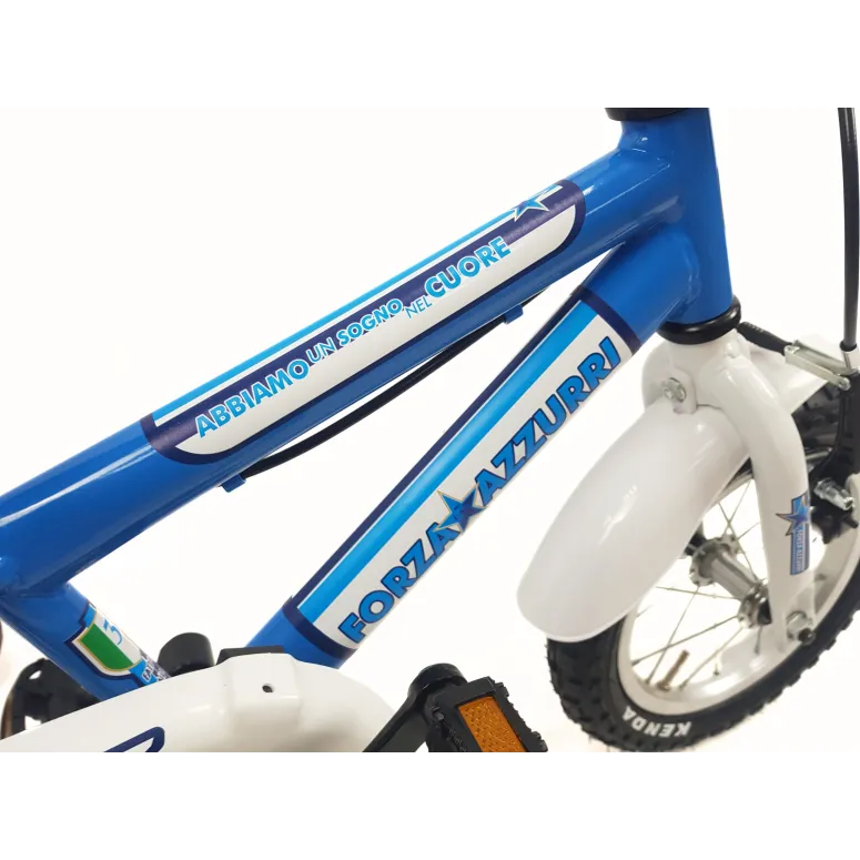 Rowerek Dziecięcy 12,5 Chłopięcy Stalowy Kółka Boczne Błotniki Osłona Piłka