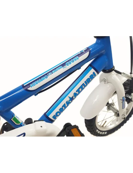 Rowerek Dziecięcy 12,5 Chłopięcy Stalowy Kółka Boczne Błotniki Osłona Piłka