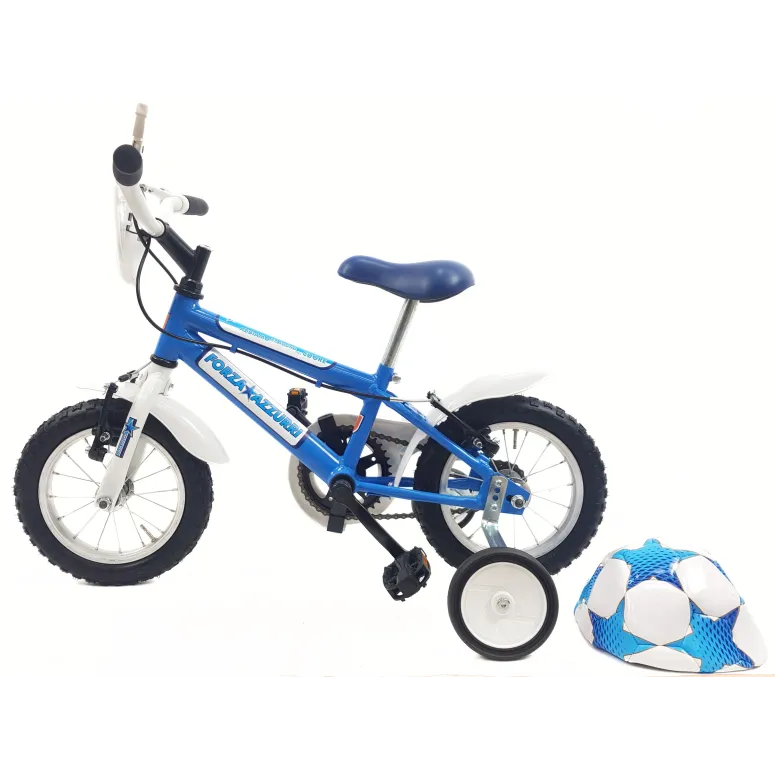 Rowerek Dziecięcy 12,5 Chłopięcy Stalowy Kółka Boczne Błotniki Osłona Piłka