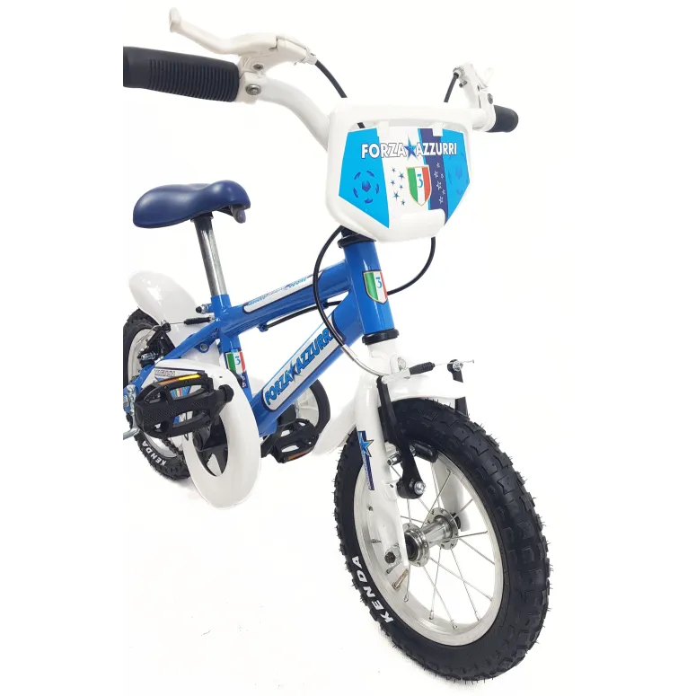 Rowerek Dziecięcy 12,5 Chłopięcy Stalowy Kółka Boczne Błotniki Osłona Piłka