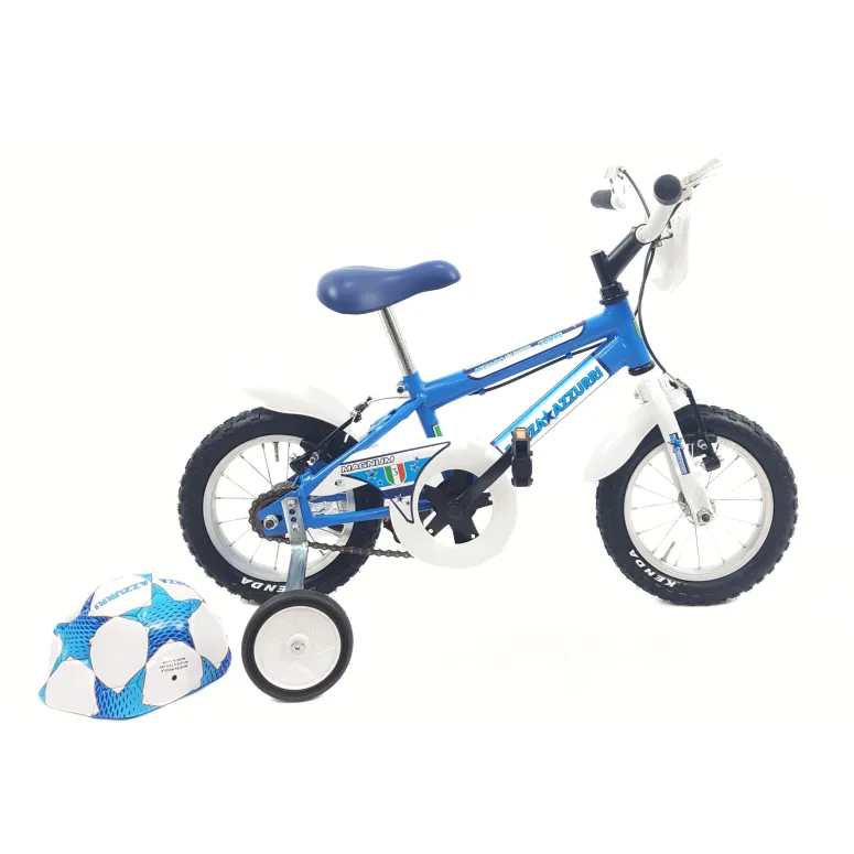 Rowerek Dziecięcy 12,5 Chłopięcy Stalowy Kółka Boczne Błotniki Osłona Piłka