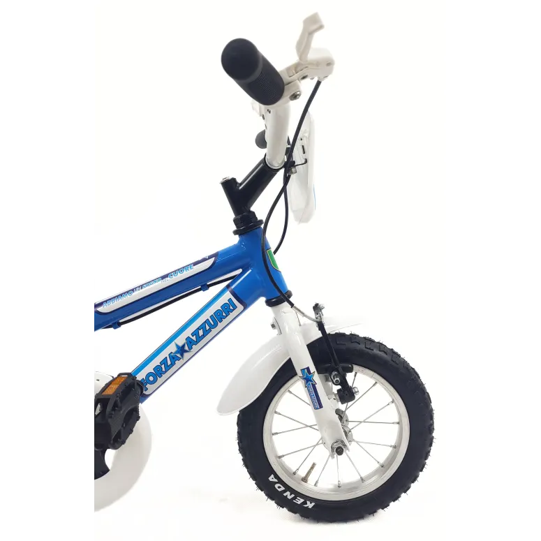 Rowerek Dziecięcy 12,5 Chłopięcy Stalowy Kółka Boczne Błotniki Osłona Piłka