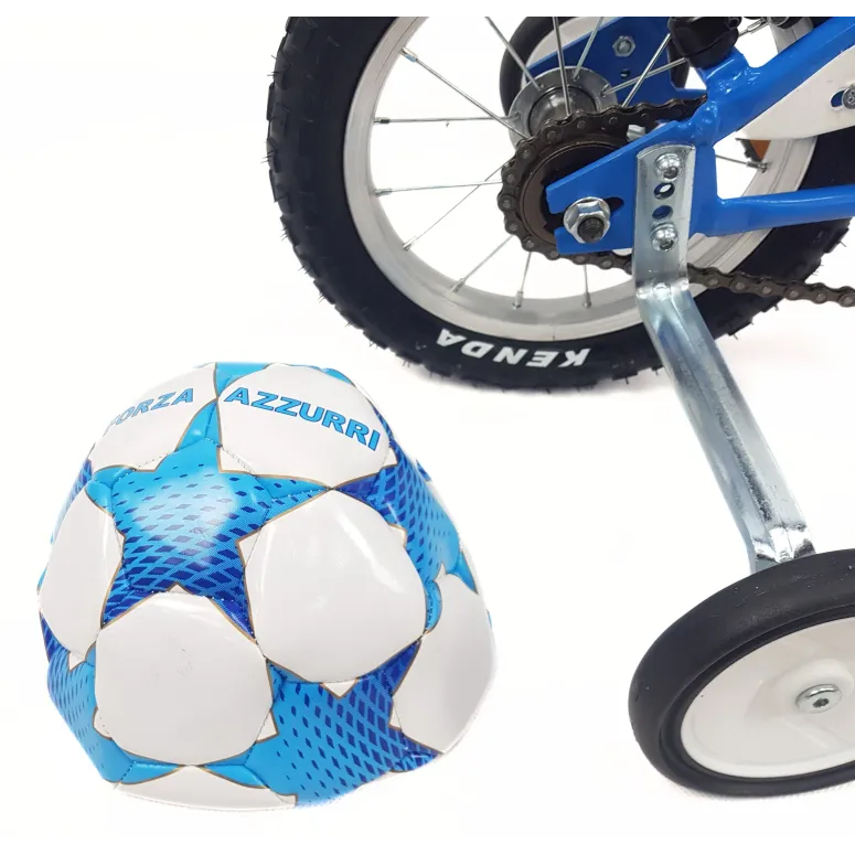 Rowerek Dziecięcy 12,5 Chłopięcy Stalowy Kółka Boczne Błotniki Osłona Piłka