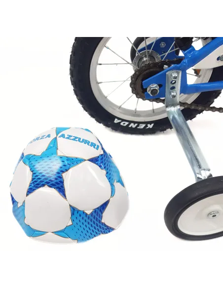 Rowerek Dziecięcy 12,5 Chłopięcy Stalowy Kółka Boczne Błotniki Osłona Piłka