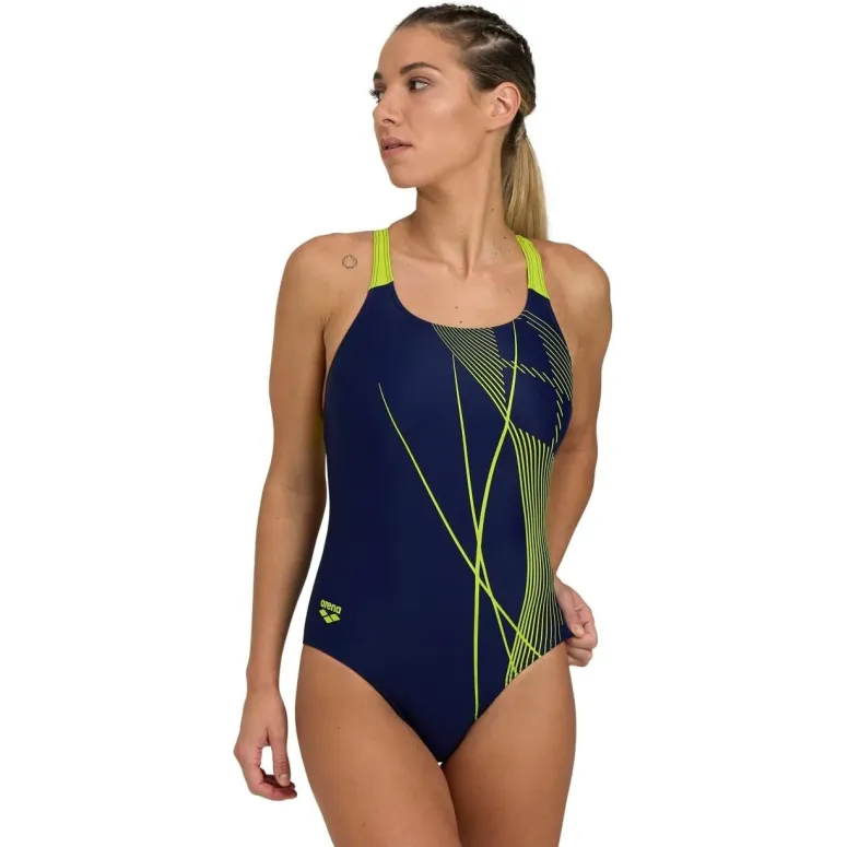 Strój Kąpielowy Damski Na Basen Arena Jednoczęściowy Rozmiar D 42 US 38