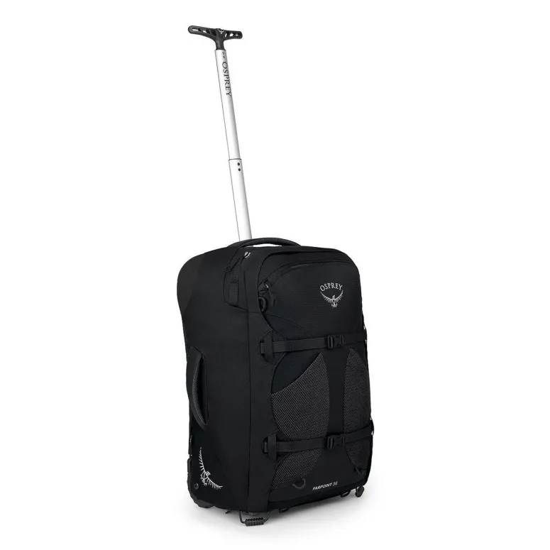 Torba Podróżna Na Ramię Na Kółkach Duża Pojemna 36l Sportowa Czarna Osprey