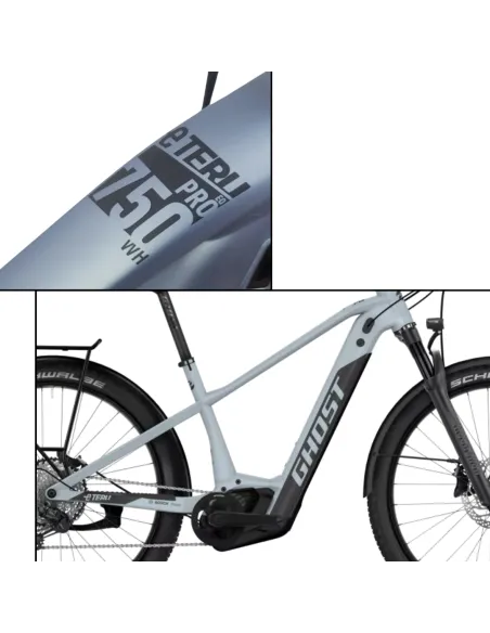 Elektryczny Rower Miejski 27,5 GHOST Męski Damski Hydraulika ALU Bagażnik