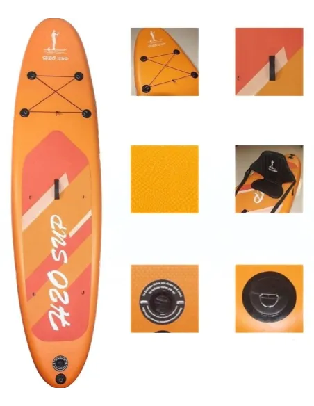 Deska SUP H2OSUP Pompowana 320CM Paddle Board Zestaw Z Wiosłem Do Pływania