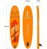 Deska SUP H2OSUP Pompowana 320CM Paddle Board Zestaw Z Wiosłem Do Pływania