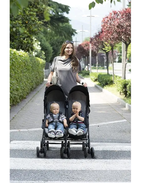 Wózek Bliźniaczy Chicco Echo Twin Spacerowy Podwójny Rok Po Roku Duo 2w1