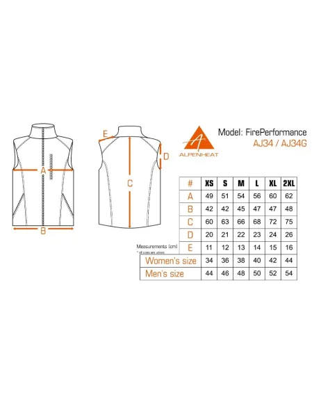 Kamizelka Podgrzewana Fire Performance Alpenheat Unisex Lekka Zielona r. S