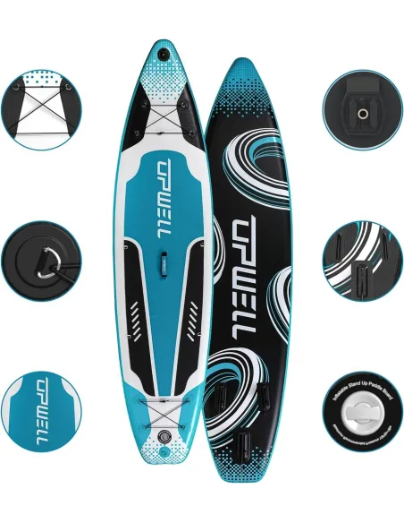 Deska SUP Pompowana Upwell Sup Board 320CM Zestaw Z Wiosłem Do Pływania