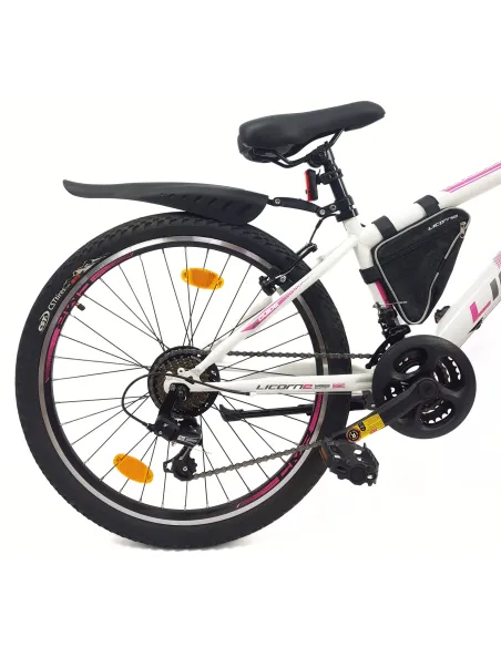 Rower Górski Dziecięcy 24 MTB 21 Bieg Amortyzacja Sakwa Dzwonek Światła