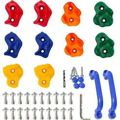 Uchwyty Do Wspinaczki Skałkowej Kinspory Kamienie Dla Dzieci Zestaw Ścianka