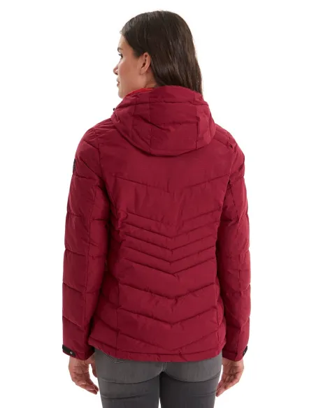 Kurtka Damska Killtec Kow 149 Z Kapturem Puchowa Wodoodporna Czerwona r. 42