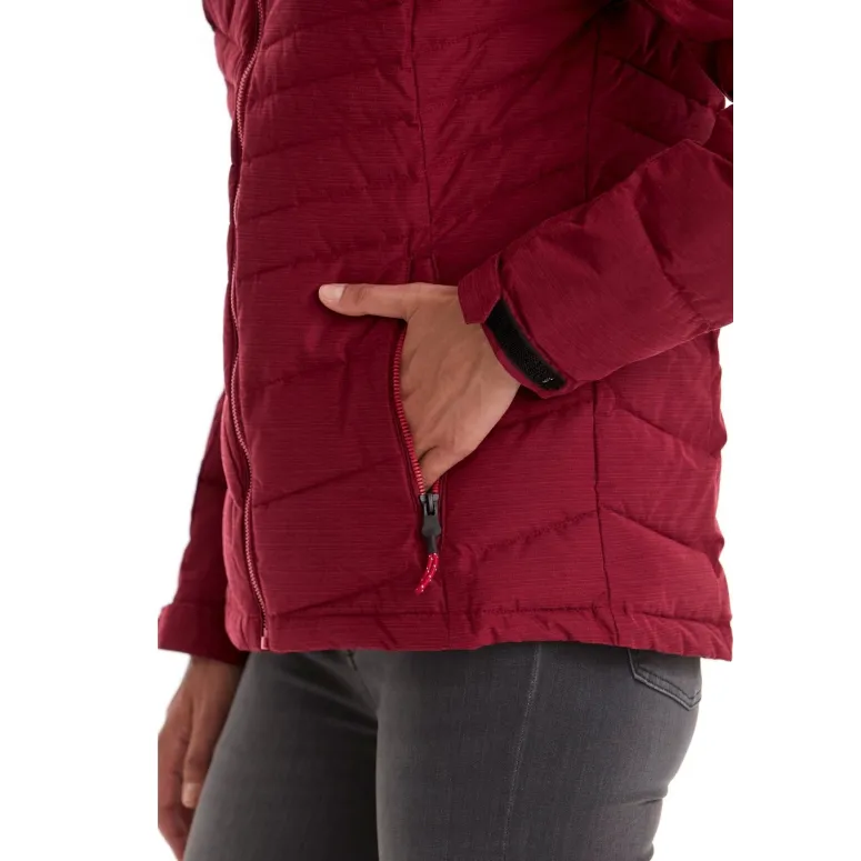 Kurtka Damska Killtec Kow 149 Z Kapturem Puchowa Wodoodporna Czerwona r. 42