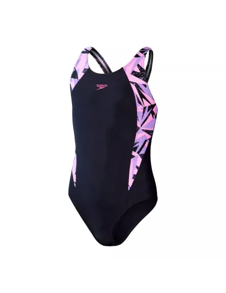 Strój Kąpielowy Dziewczęcy Speedo HyperBoom Jednoczęściowy Czarny r. 176 cm