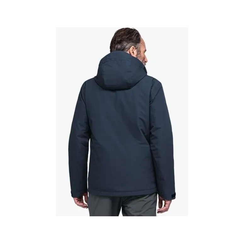 Kurtka Męska Przeciwdeszczowa Schöffel Gmund Granatowa Z Kapturem r. 50/L