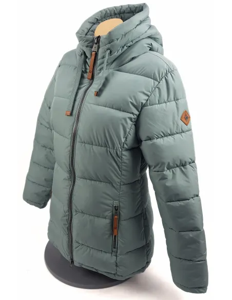 Kurtka Zimowa Damska G.I.G.A DX Gw 12 Z Kapturem Wodoodporna Jasna r. 38/M