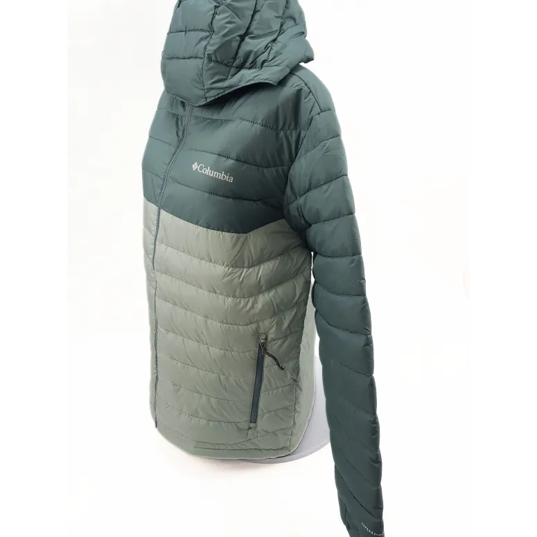 Kurtka Męska Sportowa Columbia Powder Lite Puchowa Z Kapturem Wodoodporna L