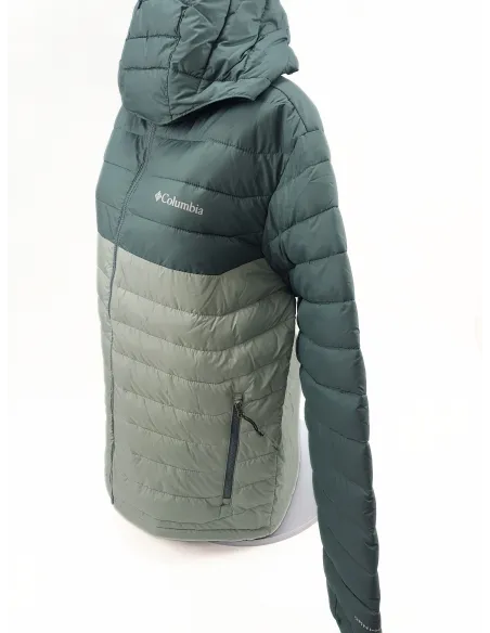 Kurtka Męska Sportowa Columbia Powder Lite Puchowa Z Kapturem Wodoodporna L