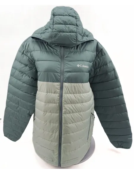 Kurtka Męska Sportowa Columbia Powder Lite Puchowa Z Kapturem Wodoodporna L