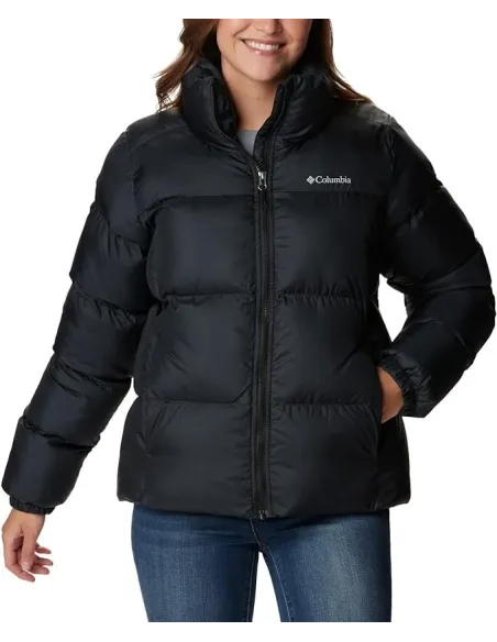 Kurtka Damska Puchowa Columbia Puffect Wodoodporna Izolowana Czarna r. XS