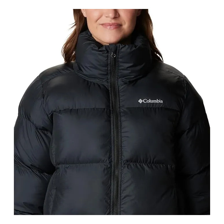 Kurtka Damska Puchowa Columbia Puffect Wodoodporna Izolowana Czarna r. XS