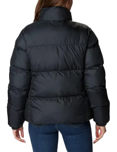 Kurtka Damska Puchowa Columbia Puffect Wodoodporna Izolowana Czarna r. XS