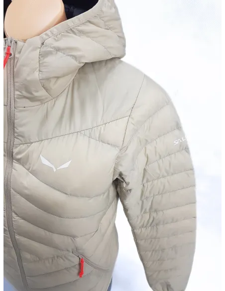 Kurtka Damska Salewa Brenda RDS Down Puchowa Alpinizm Kaptur Beżowa r. XS