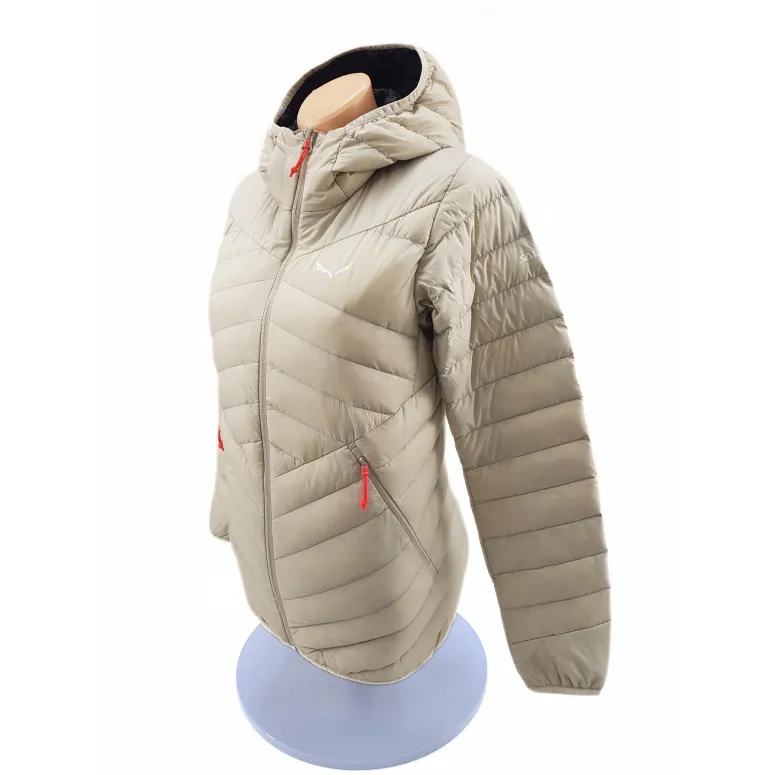 Kurtka Damska Salewa Brenda RDS Down Puchowa Alpinizm Kaptur Beżowa r. XS