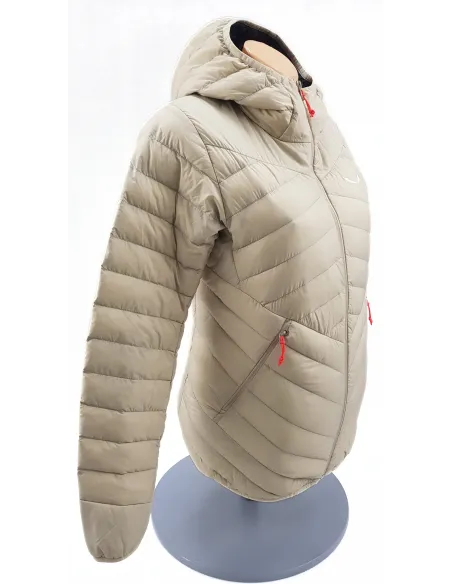 Kurtka Damska Salewa Brenda RDS Down Puchowa Alpinizm Kaptur Beżowa r. XS