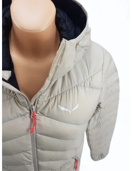 Kurtka Damska Salewa Brenda RDS Down Puchowa Alpinizm Kaptur Beżowa r. XS